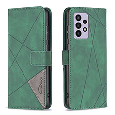 Custodia Portafoglio In Pelle Cover con Supporto B08F per Samsung Galaxy A33 5G Verde