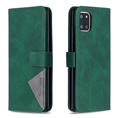 Custodia Portafoglio In Pelle Cover con Supporto B08F per Samsung Galaxy Note 10 Lite Verde