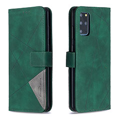 Custodia Portafoglio In Pelle Cover con Supporto B08F per Samsung Galaxy S20 Plus 5G Verde