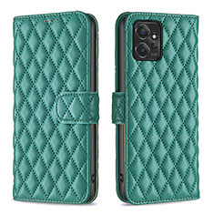 Custodia Portafoglio In Pelle Cover con Supporto B11F per Motorola Moto G Power 5G (2023) Verde