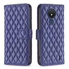 Custodia Portafoglio In Pelle Cover con Supporto B11F per Nokia C21 Blu