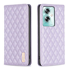 Custodia Portafoglio In Pelle Cover con Supporto B11F per Oppo A2 5G Viola