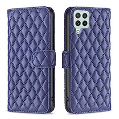 Custodia Portafoglio In Pelle Cover con Supporto B11F per Samsung Galaxy A22 4G Blu