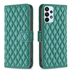 Custodia Portafoglio In Pelle Cover con Supporto B11F per Samsung Galaxy A23 5G Verde