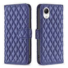 Custodia Portafoglio In Pelle Cover con Supporto B11F per Samsung Galaxy A23e 5G Blu
