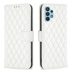 Custodia Portafoglio In Pelle Cover con Supporto B11F per Samsung Galaxy A32 4G Bianco