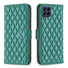 Custodia Portafoglio In Pelle Cover con Supporto B11F per Samsung Galaxy M53 5G Verde