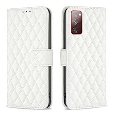 Custodia Portafoglio In Pelle Cover con Supporto B11F per Samsung Galaxy S20 FE 4G Bianco