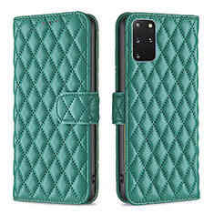 Custodia Portafoglio In Pelle Cover con Supporto B11F per Samsung Galaxy S20 Plus 5G Verde