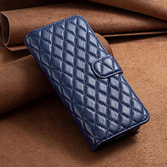 Custodia Portafoglio In Pelle Cover con Supporto B11F per Samsung Galaxy Z Fold4 5G Blu