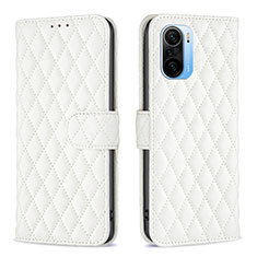 Custodia Portafoglio In Pelle Cover con Supporto B11F per Xiaomi Mi 11i 5G Bianco