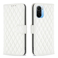 Custodia Portafoglio In Pelle Cover con Supporto B11F per Xiaomi Mi 11X 5G Bianco