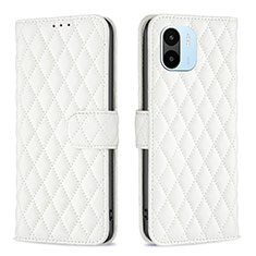 Custodia Portafoglio In Pelle Cover con Supporto B11F per Xiaomi Poco C50 Bianco