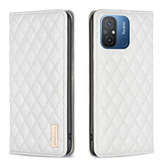 Custodia Portafoglio In Pelle Cover con Supporto B11F per Xiaomi Poco C55 Bianco