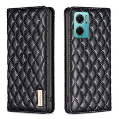 Custodia Portafoglio In Pelle Cover con Supporto B11F per Xiaomi Redmi 10 Prime Plus 5G Nero