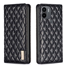 Custodia Portafoglio In Pelle Cover con Supporto B11F per Xiaomi Redmi A1 Plus Nero