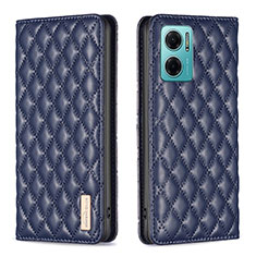 Custodia Portafoglio In Pelle Cover con Supporto B11F per Xiaomi Redmi Note 11E 5G Blu