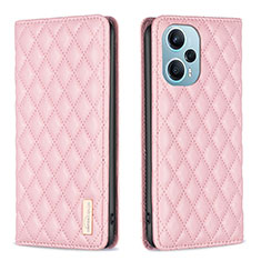 Custodia Portafoglio In Pelle Cover con Supporto B11F per Xiaomi Redmi Note 12 Turbo 5G Oro Rosa