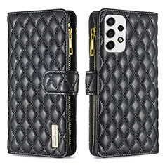 Custodia Portafoglio In Pelle Cover con Supporto B12F per Samsung Galaxy A53 5G Nero