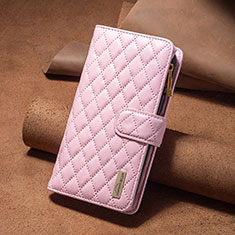 Custodia Portafoglio In Pelle Cover con Supporto B12F per Xiaomi Poco C55 Oro Rosa