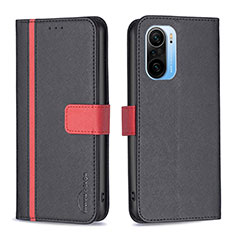 Custodia Portafoglio In Pelle Cover con Supporto B13F per Xiaomi Mi 11X 5G Nero