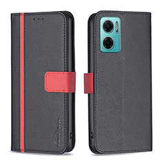 Custodia Portafoglio In Pelle Cover con Supporto B13F per Xiaomi Redmi 10 Prime Plus 5G Nero