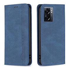 Custodia Portafoglio In Pelle Cover con Supporto B15F per OnePlus Nord N300 5G Blu