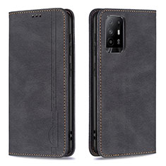 Custodia Portafoglio In Pelle Cover con Supporto B15F per Oppo A95 5G Nero