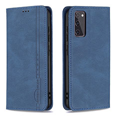 Custodia Portafoglio In Pelle Cover con Supporto B15F per Samsung Galaxy S20 FE 4G Blu