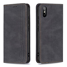 Custodia Portafoglio In Pelle Cover con Supporto B15F per Xiaomi Redmi 9i Nero