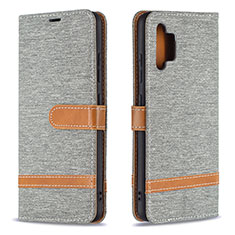 Custodia Portafoglio In Pelle Cover con Supporto B16F per Samsung Galaxy A32 4G Grigio