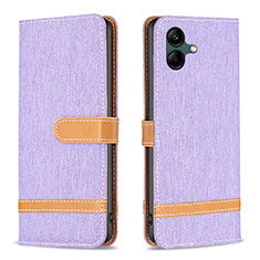 Custodia Portafoglio In Pelle Cover con Supporto B16F per Samsung Galaxy F04 Lavanda