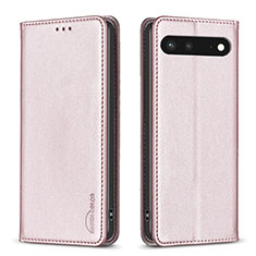 Custodia Portafoglio In Pelle Cover con Supporto B17F per Google Pixel 7 5G Oro Rosa