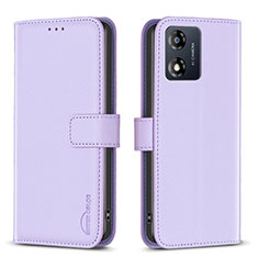 Custodia Portafoglio In Pelle Cover con Supporto B17F per Motorola Moto E13 Lavanda