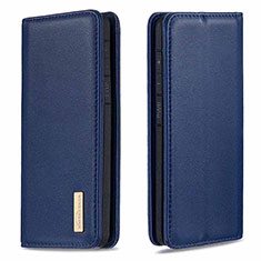 Custodia Portafoglio In Pelle Cover con Supporto B17F per Samsung Galaxy S20 Plus Blu