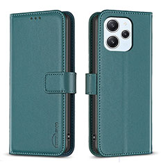 Custodia Portafoglio In Pelle Cover con Supporto B17F per Xiaomi Redmi 12 4G Verde