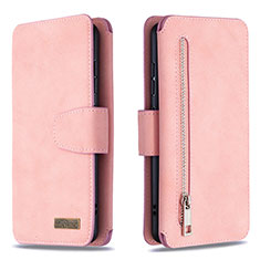 Custodia Portafoglio In Pelle Cover con Supporto B18F per Samsung Galaxy M40S Oro Rosa