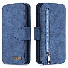 Custodia Portafoglio In Pelle Cover con Supporto B18F per Samsung Galaxy S20 5G Blu