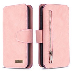 Custodia Portafoglio In Pelle Cover con Supporto B18F per Samsung Galaxy S20 5G Oro Rosa