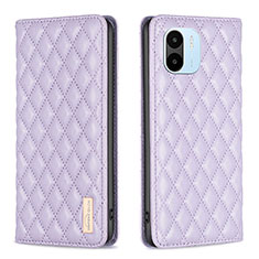 Custodia Portafoglio In Pelle Cover con Supporto B19F per Xiaomi Poco C51 Viola