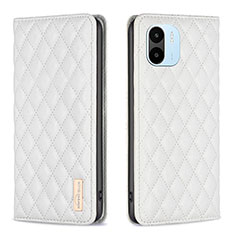 Custodia Portafoglio In Pelle Cover con Supporto B19F per Xiaomi Redmi A2 Plus Bianco