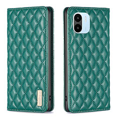 Custodia Portafoglio In Pelle Cover con Supporto B19F per Xiaomi Redmi A2 Verde