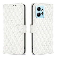 Custodia Portafoglio In Pelle Cover con Supporto B20F per Xiaomi Redmi Note 12 4G Bianco