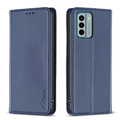 Custodia Portafoglio In Pelle Cover con Supporto B23F per Nokia G22 Blu