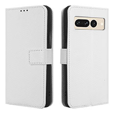 Custodia Portafoglio In Pelle Cover con Supporto BY1 per Google Pixel 7 Pro 5G Bianco