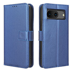 Custodia Portafoglio In Pelle Cover con Supporto BY1 per Google Pixel 8 5G Blu