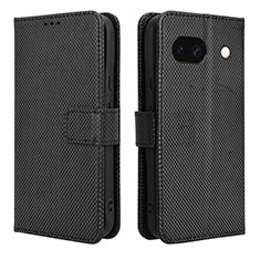 Custodia Portafoglio In Pelle Cover con Supporto BY1 per Google Pixel 8a 5G Nero