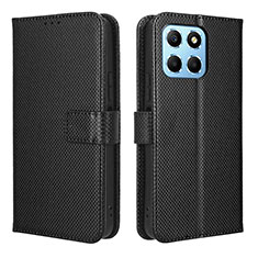 Custodia Portafoglio In Pelle Cover con Supporto BY1 per Huawei Honor 70 Lite 5G Nero