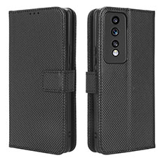 Custodia Portafoglio In Pelle Cover con Supporto BY1 per Huawei Honor 80 GT 5G Nero