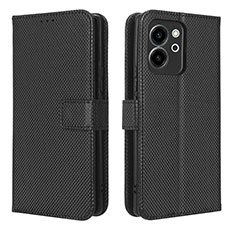 Custodia Portafoglio In Pelle Cover con Supporto BY1 per Huawei Honor 80 SE 5G Nero